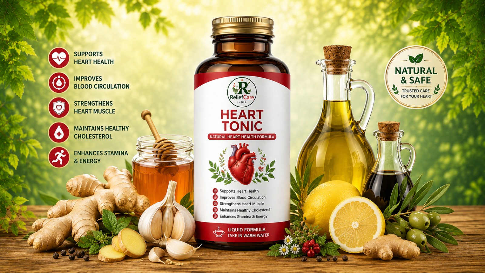 Heart tonic liquid